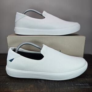 Vessi Boardwalk Slip On Mens Size 11 Waterproof Shoes Sneakers Sail White